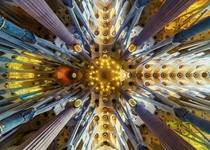 Basilica de la Sagrada Familia Barcelona Spain 