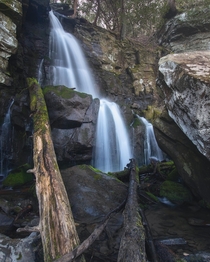 Baskins Creek Falls Roaring Fork Motor Nature Trail Great Smoky Mountains National Park 