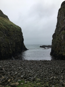 Bay close to Dunseverick Castle Northern Ireland OC 