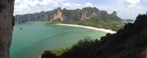 Beach in Thailand from climbing up high Uneditedunfiltered 