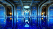 Beautiful Blue Mosque Interior - 