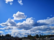 Beautiful clouds and stunning blue sky