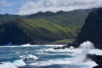 Beautiful coastal view in Maui Hawaii 