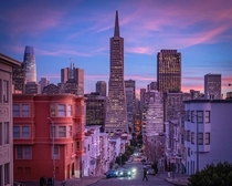 Beautiful colours of San Francisco city
