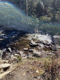 Beautiful creek in the United States North Carolina  x