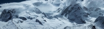 Beautiful Glacier View from the Gornergrat in Switzerland 