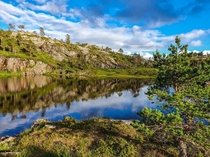Beautiful lake Norway 