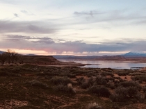 Beautiful Landscape along Lake Powell Utah 