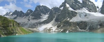 Beautiful Mountain and lakeKashmirIndia