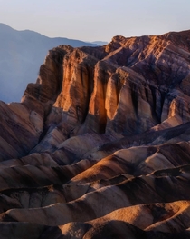 Beautiful Patterns Zabriske Point Death Valley National Park California 
