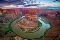 Beautiful picture of the Horseshoe Bend in Arizona  photo by guang xiao