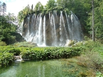 Beautiful Plitvice Lakes National Park Croatia 