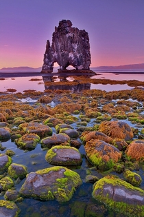 Beautiful Rock Formation In Iceland by Brian Rueb 