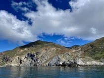 Beautiful Santa Catalina Island off the coast of California yesterday  x  