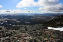 Beautiful Scotland seen from the summit of Ben Rinnes Ballindalloch  x