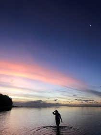 Beautiful Sunset in Rarotonga Cook Islands
