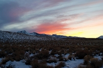 Beautiful Sunset in the Sierras BishopCA