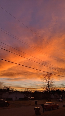 Beautiful sunset this past new years Eve Clarksville TN 