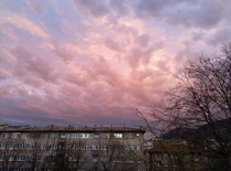 Beautifull sky in Zenica Bosnia and Herzegovina