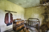 Bedroom Inside an Abandoned Ontario Farm House 