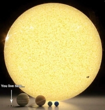 Behold the planets before the sun This picture speaks a volume for itself