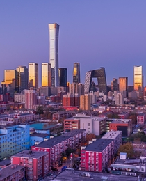 Beijing Skyline at Sunset China
