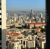 Beirut Lebanon downtown area looking East