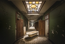 Belgian Bathtub at the Abandoned Piscine Crachoir swimming pool by Marco Bontenbal 