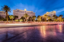 Bellagio and Caesars Palace in Las Vegas 