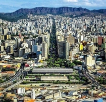 Belo Horizonte vista da rodoviria at a serra