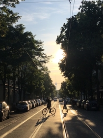 Berlin sunset