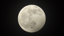 Best I could get of the Penumbral Lunar Eclipse tonight Swindon UK