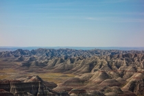 Big Badlands Overlook Badlands National Park South Dakota US 