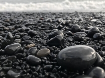 Black sand beach at Reynisfjara Iceland 