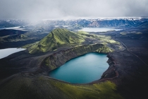 Blahylur Crater on the Icelandic highlands  hemmi