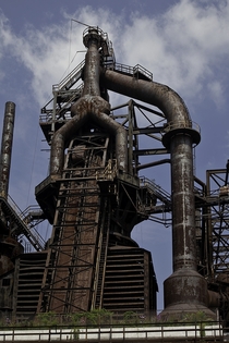 Blast furnace at Bethlehem Steel Bethlehem Pa 