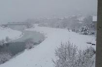 Blizzard in Serbia
