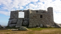 Block house the remains of a th centuary fortification on the island of Tresco part of the Scilly isles Built to defend against the French
