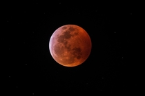 Blood Moon Rising view from Houston   PM 