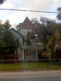 Blue house -- St Augustine FL USA -- 