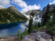 Blue Lake North Cascades Washington State 