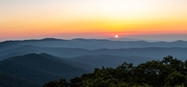 Blue Ridge Mountain Sunrise 