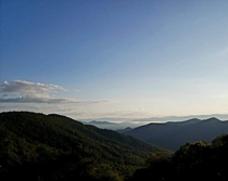 Blue Ridge Mountains around Asheville NC 