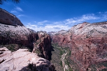 Blue skies in Zion NP 