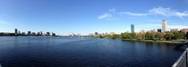 Boston and Cambridge from the Harvard Bridge 