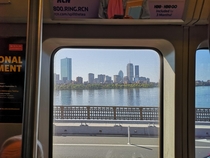 Boston from a red line train 