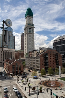 Bostons Custom House Clock Tower 