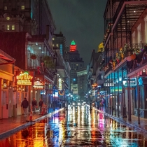 Bourbon Street in New Orleans 