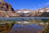 Bow Lake amp Crow Foot Glacier Icefields Parkway Banff NP Canada   x 
