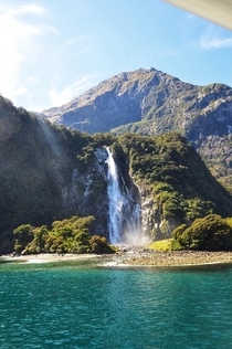 Bowen falls Milford Sound NZ 